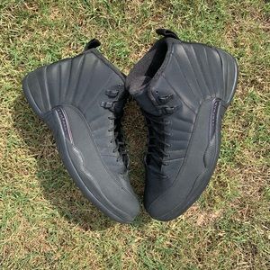 Jordan 12 Winterized Triple Black
